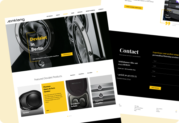 Berlin HiFi Store Brands Page